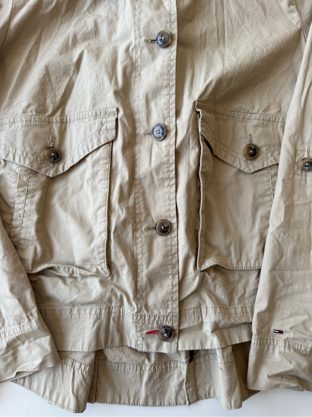 Tommy Hilfiger Women’s Beige Utility Field Jacket | Size S - Picture 4 of 15